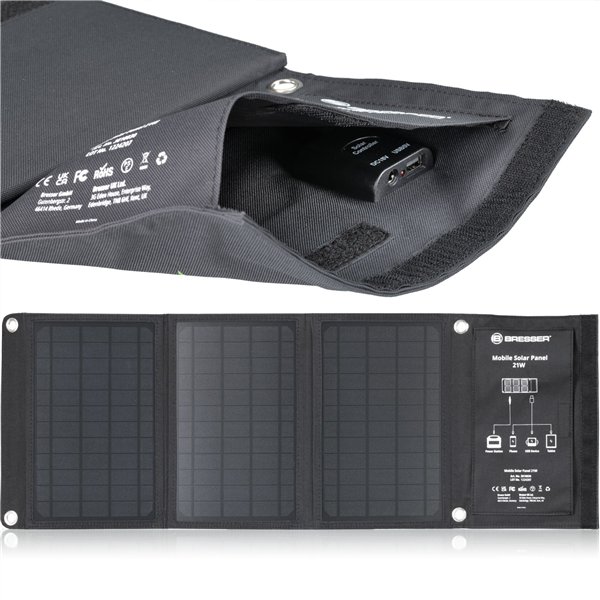 Bresser pannello solare mob. 21W con USB