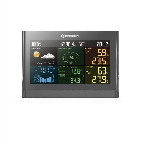 Bresser Wetter Center 5-in-1 Comfort grau