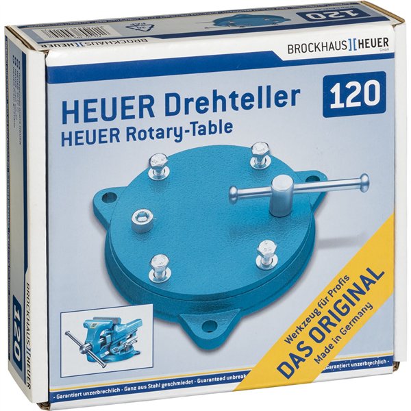 HEUER base girevole per morsa parallela 115 + 120