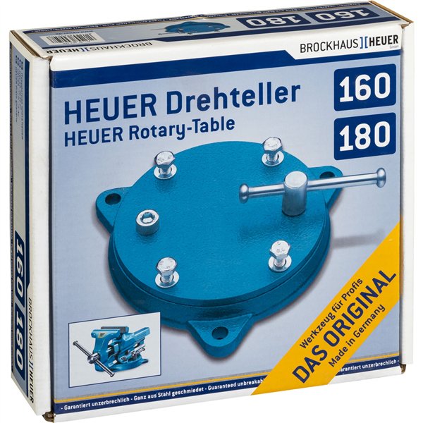 HEUER base girevole per morsa parallela 150 + 160 + 175