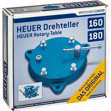 HEUER base girevole per morsa parallela 150 + 160 + 175