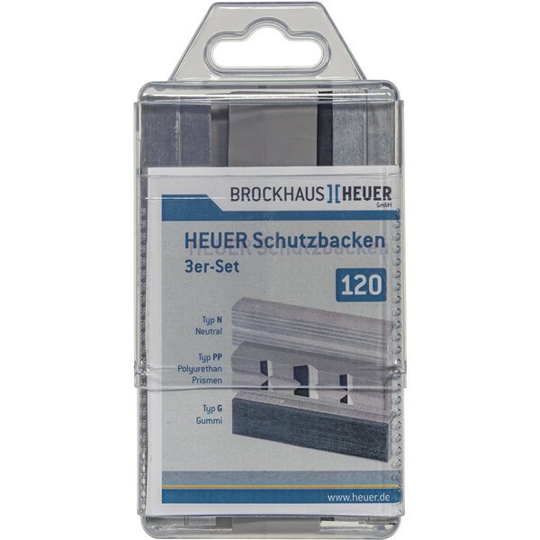 HEUER ganasce protett.set mi.120 contiene ganasce prot. tipo N, G