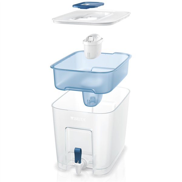 Brita Flow bianco-petrolio