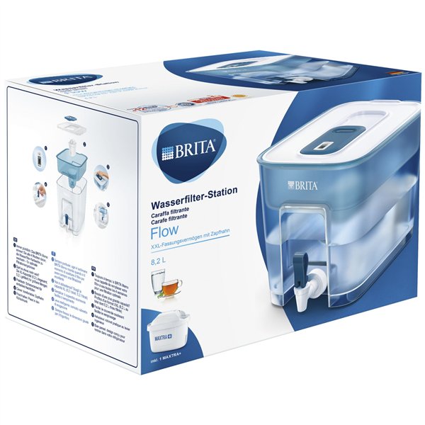 Brita Flow bianco-petrolio