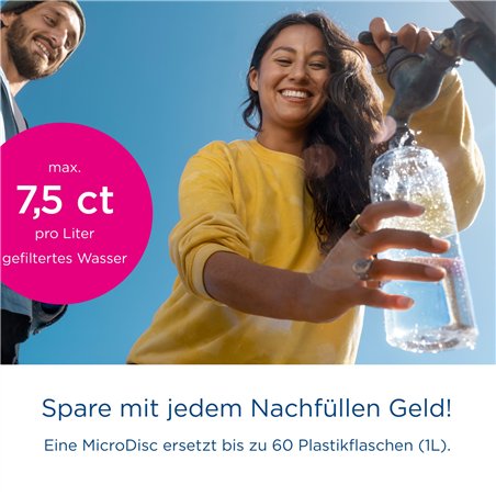 Brita Fill & Go Vital azzurro incl. 2 MicroDisc