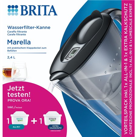 Brita Marella graphite incl. incl. 1x ALL-in-1, 1x extra lime