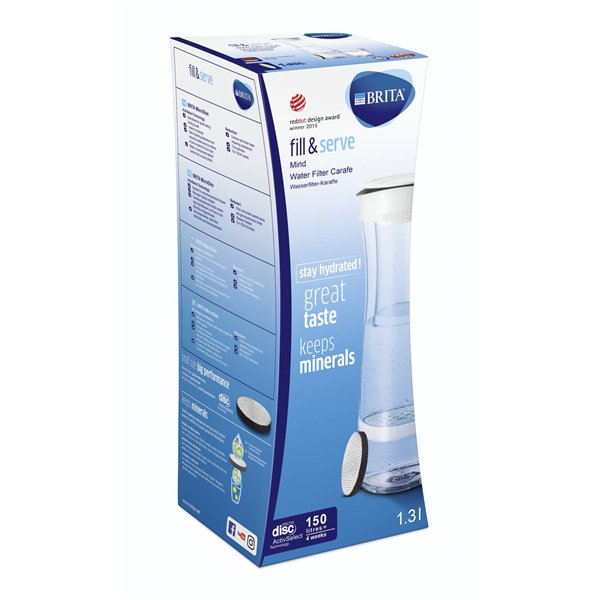 Brita Fill & Serve Mind bianco-grigio
