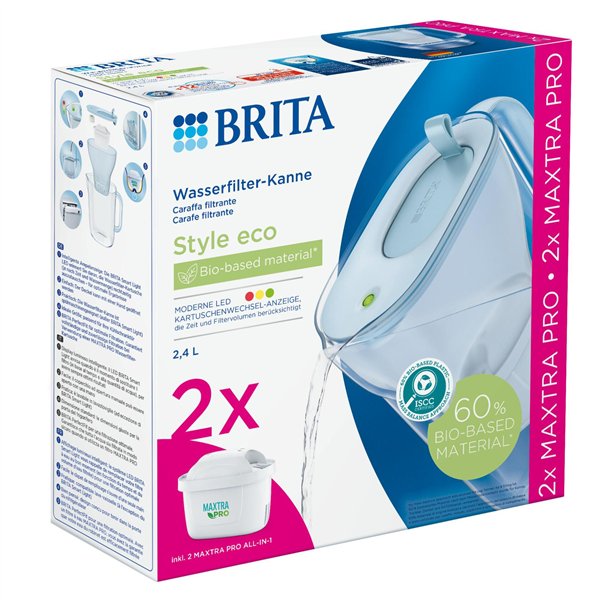 Brita Style eco glacier blue incl. 2 MAXTRA PRO All-in-1