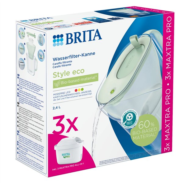 Brita Style eco verde chiaro incl. 3 MAXTRA PRO All-in-1