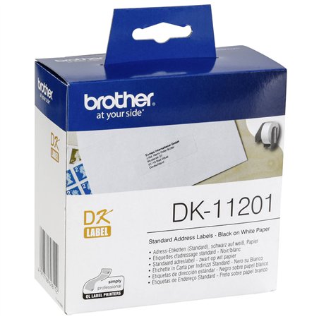 Brother Etichette per indirizzi bianco 29x 90 mm 400 pz.DK-11201