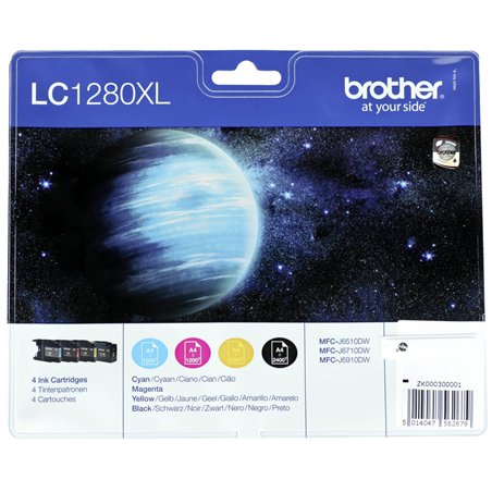 Brother LC-1280 XL Value-Pack BK/C/M/Y