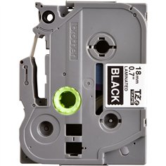 Brother Nastro per etichettatore TZE-345 nero/bianco  18 mm