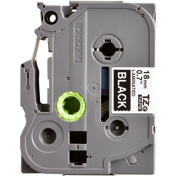 Brother Nastro per etichettatore TZE-345 nero/bianco  18 mm
