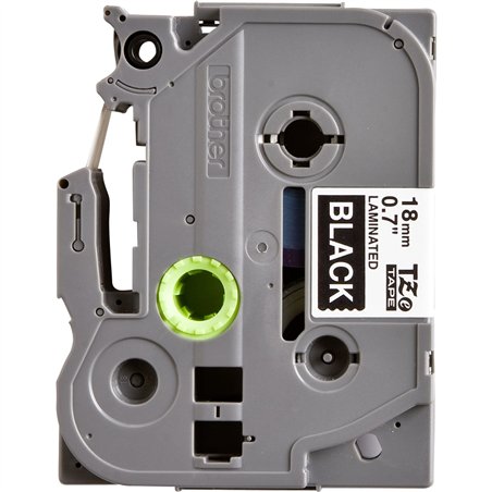 Brother Nastro per etichettatore TZE-345 nero/bianco  18 mm