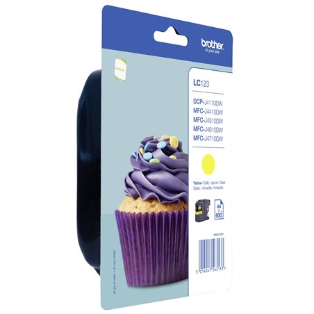 Brother LC-123 Y giallo