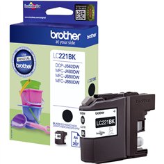 Brother LC-221 BK nero