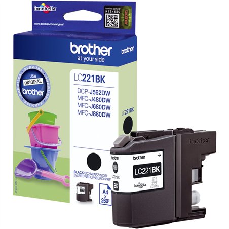 Brother LC-221 BK nero