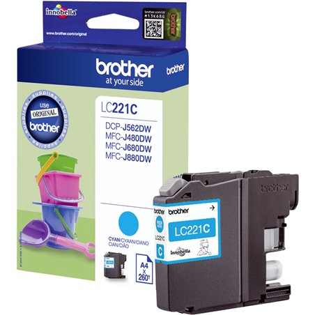 Brother LC-221 C ciano
