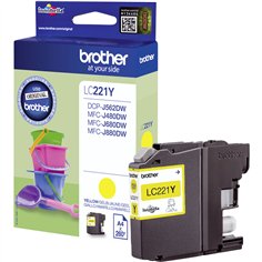 Brother LC-221 Y giallo