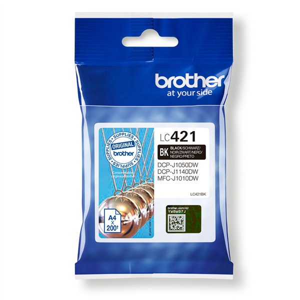 Brother LC-421 BK nero