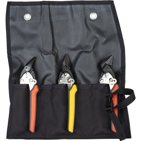 BESSEY  set forbici in custodia avvolgibile DSET15