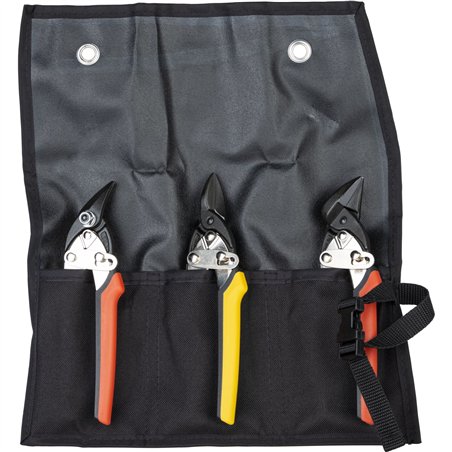 BESSEY  set forbici in custodia avvolgibile DSET15