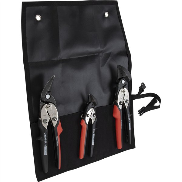 BESSEY  set di forbici in custodia avvolgibile DSET29-15