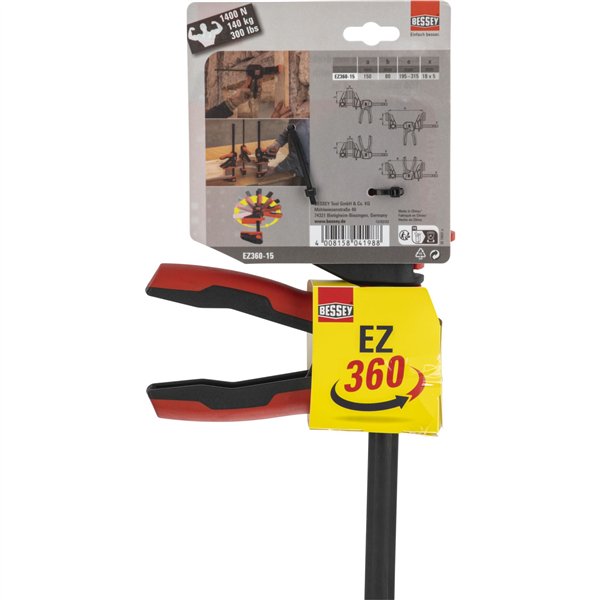 Bessey strettoio util. una mano EZ360-15