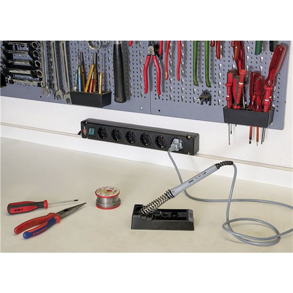 Brennenstuhl Bremounta 6 uscite nero 3m con interruttore