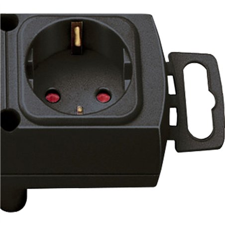 Brennenstuhl presa multipla 6 prese Comfort-Line nero 2m