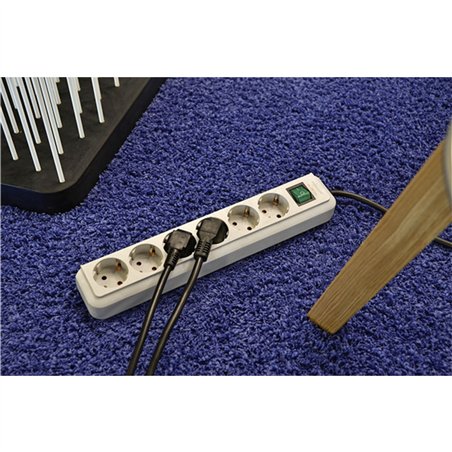 Brennenstuhl ECO-Line 6 uscite bianco 1,5m con interruttore