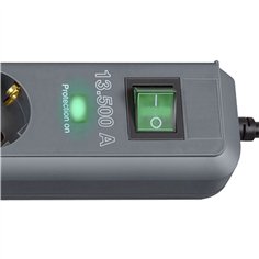 Brennenstuhl Eco-Line 13.500A presa multipla 6 prese 5m pr.s. 2