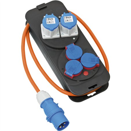 Brennenstuhl stazione elettr. camp.1,5 m 2xCEE230V/16A, 3x230V