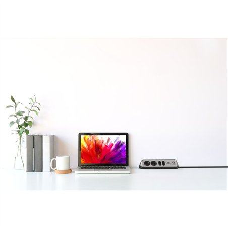 Brennenstuhl estilo presa multipla 4 prese nero