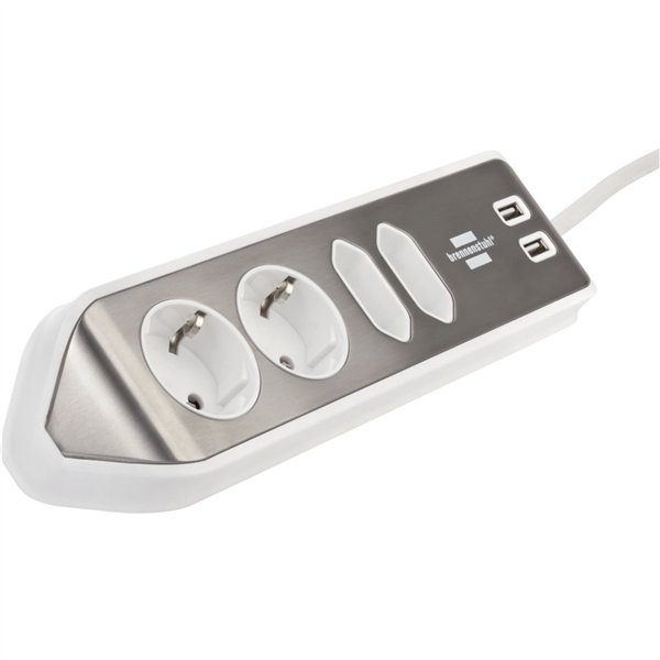 Brennenstuhl estilo presa multipla 4 prese bianco