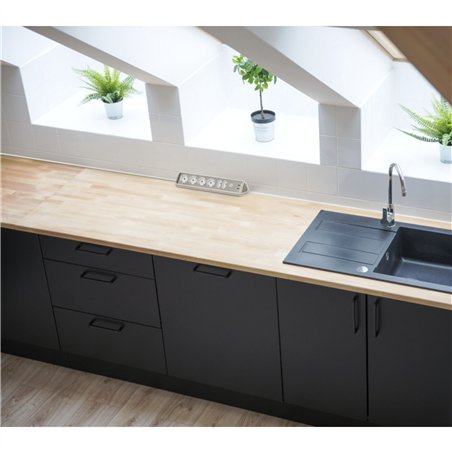 Brennenstuhl estilo presa multipla 6 prese bianco