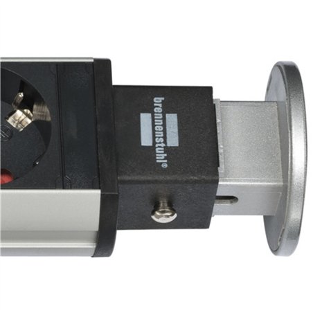 Brennenstuhl ALU presa multipla da tavolo 3 prese