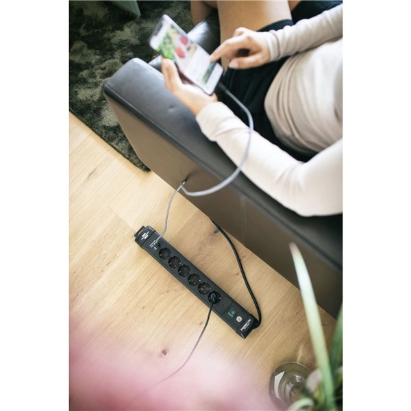 Brennenstuhl Premium-Line 6 prese nero