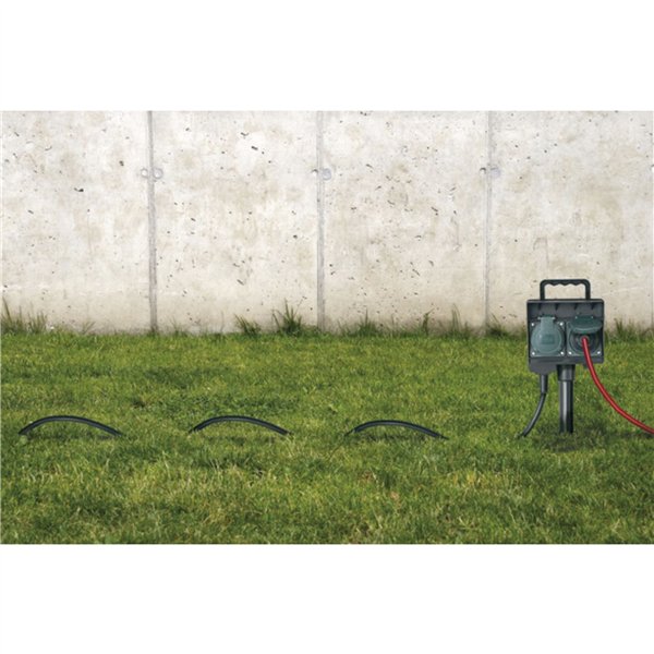 Brennenstuhl presa multipla da giardino 4 pr. con picchetto