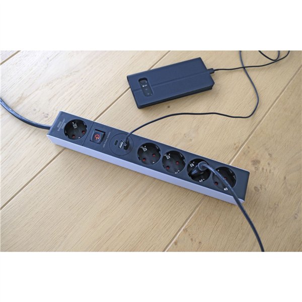 Brennenstuhl presa multipla 5 prese 1,5m USB Power Delivery