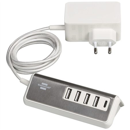 Brennenstuhl USB caricab. mult. con 1,5m 4xUSB ti. A + 1x ti. C