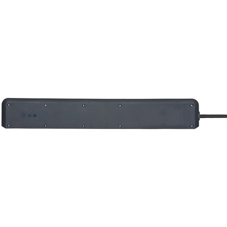 Brennenstuhl Secure-Tec 6-fold power strip anthracite 3m