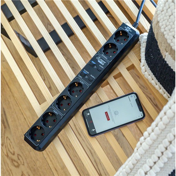 Brennenstuhl Eco-Line WIFI 6-fach Steckdosenleiste 1,5m