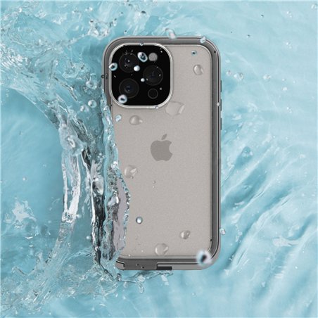 Catalyst iPhone 15 Pro Max Waterproof Case Stealth Black
