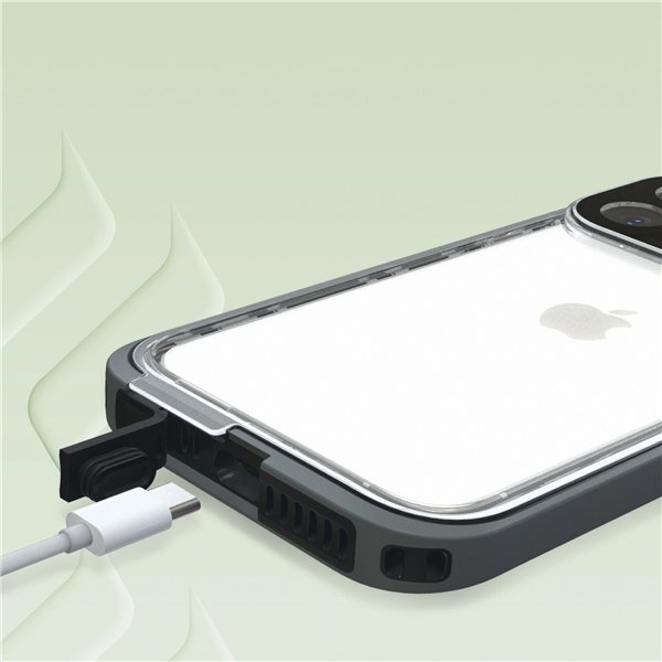 Catalyst iPhone 15 Pro Max Waterproof Case Stealth Black