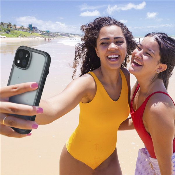 Catalyst iPhone 14 Plus custodia impermeab. Stealth nero