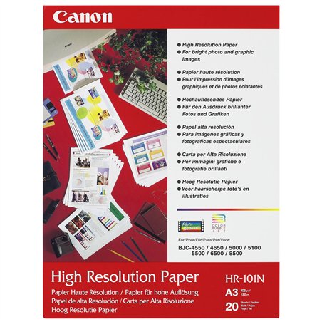 Canon HR 101 N A 3, 20 fogli carta per foto             106 g