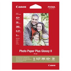 Canon PP-201 A 3+ 20 fogli 275 g Photo carta Plus lucido II 2