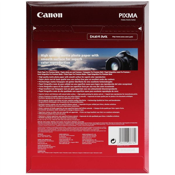Canon PM-101 Pro Premium Matte A 4, 20 fogli, 210 g