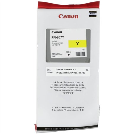 Canon PFI-207 Y Cartucce giallo